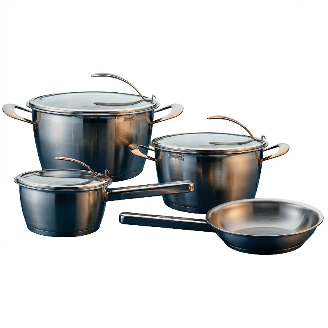 JUEGO DE BATERIA DE COCINA GRANO (7 PIEZAS: OLLA 20 CM 3.8 L OLLA 24 CM 4.7 L CACEROLA 16 CM 1.7 L  SARTEN 26 CM) 1