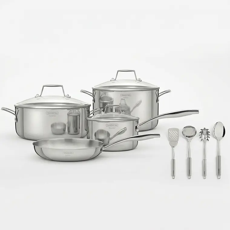 JUEGO DE BATERIA COCINA GRANO TAPA VIDRIO (7 PIEZAS: OLLA 20 CM 3.8 L OLLA 24 CM 4.7 L CACEROLA 16 CM 1.7 L  SARTEN 26 CM) 1