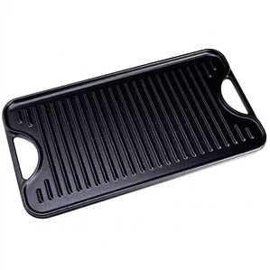 PLANCHA ASADORA PRECURADA REVERSIBLE CM 25X47 CM