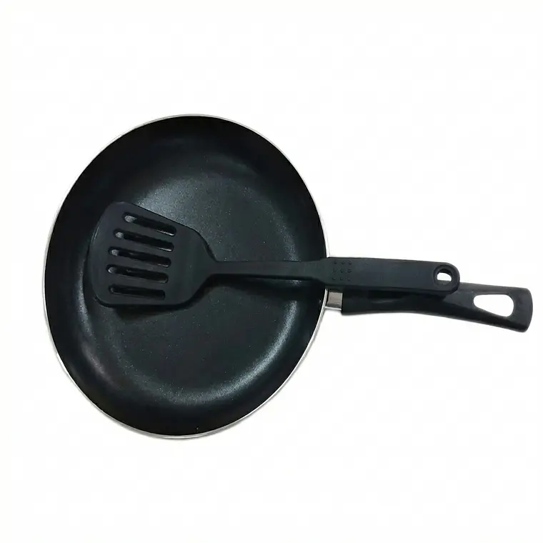 SARTEN ANTIADHERENTE 28 CM NEGRO CON ESPATULA 2.5 MM 1