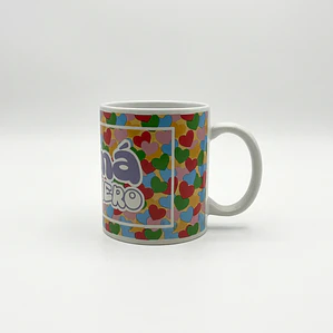 JARRO RECTO DECORADO CON DIA DE LA MADRE 325 ML