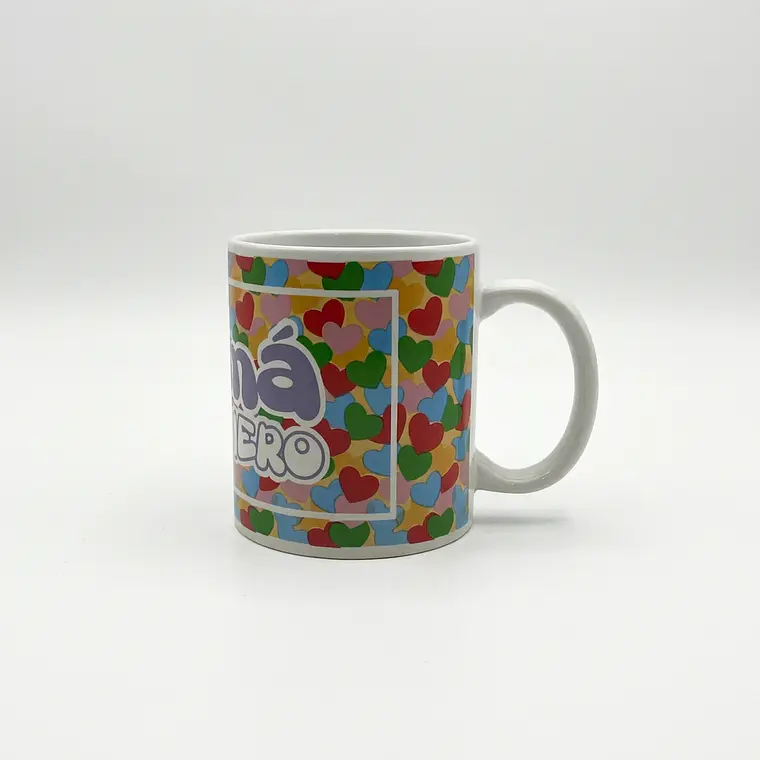 JARRO RECTO DECORADO CON DIA DE LA MADRE 325 ML 1