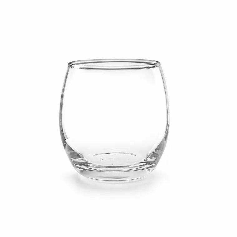 VASO LISO MIKONOS ROCKS 373 ML  ALTURA 9 CM DIAMETRO 7.2 CM 1