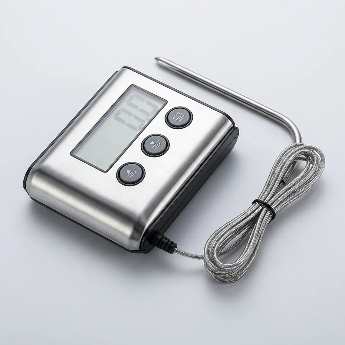 TERMOMETRO DIGITAL PARA COCINA CON SONDA METALICA LARGA 1