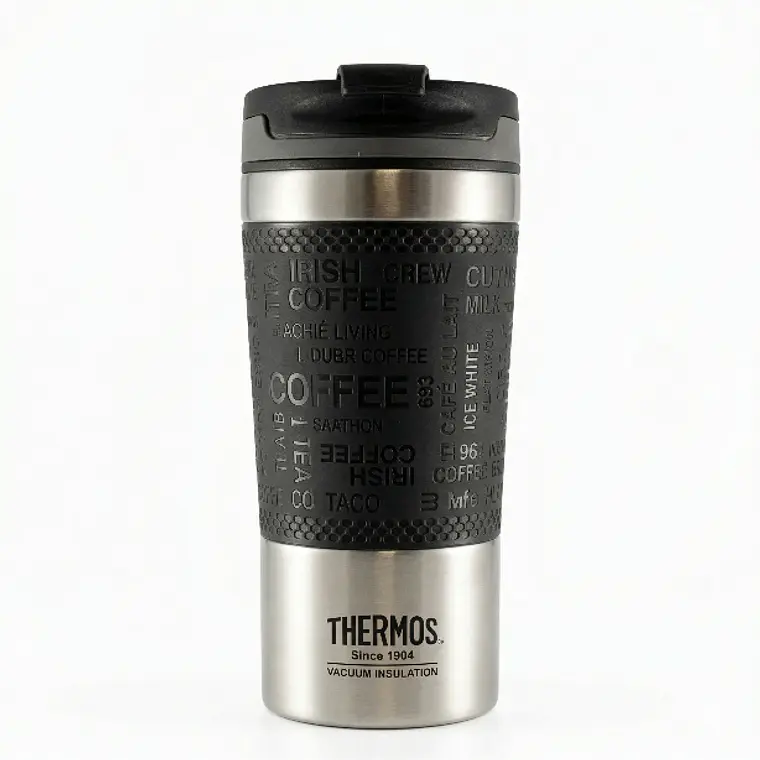 TERMOS MUG DE ACERO BARISTA NEGRO 360 ML 1