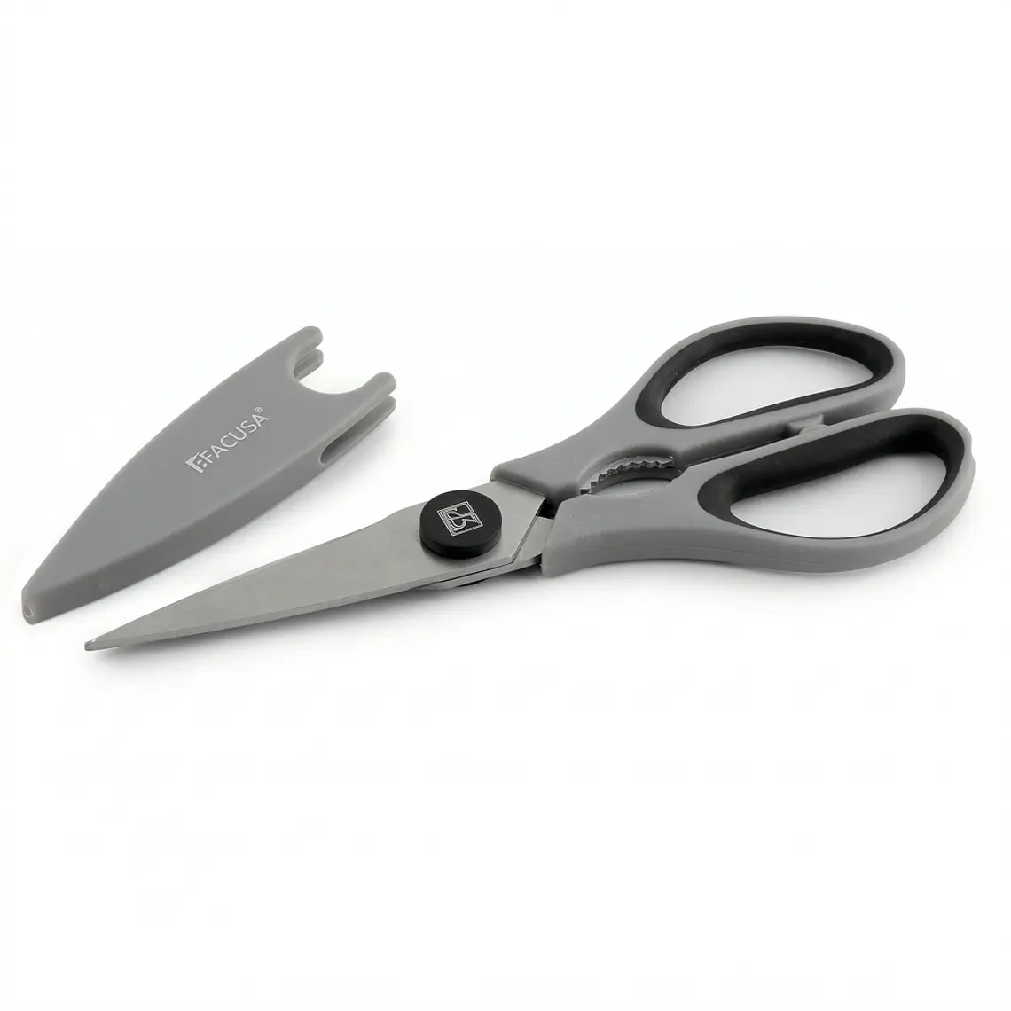 TIJERA PARA COCINA MANGO GRIS 1