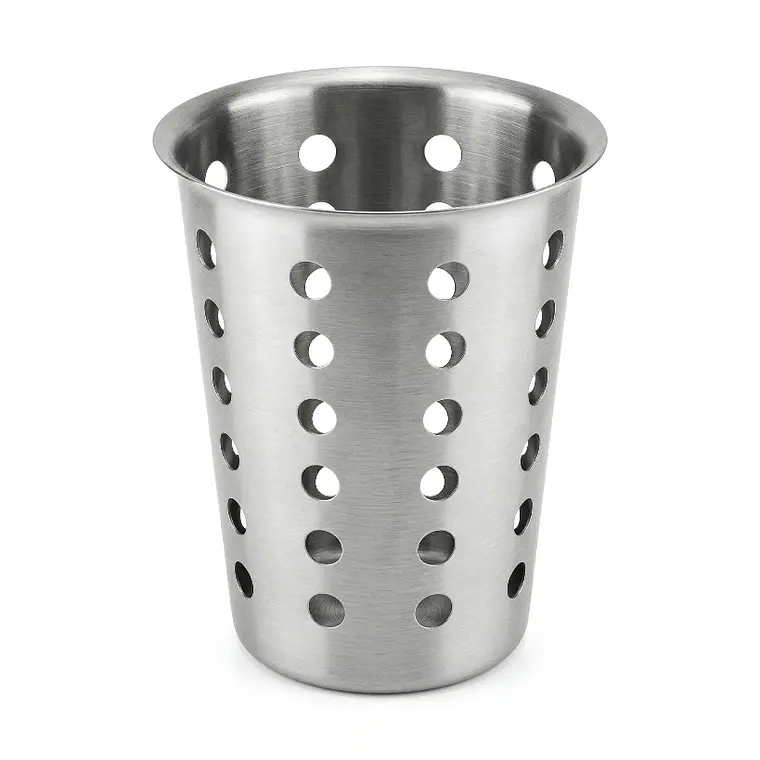 PORTACUBIERTO CALADO ACERO INOXIDABLE CHICO 11.5X14CM 1