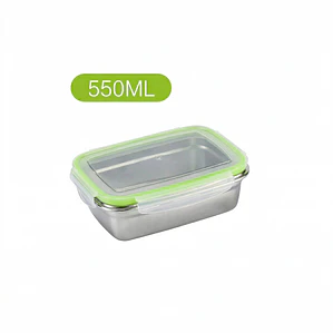 TAPER ACERO HERMETICO 17X13X6 CM 550 ML