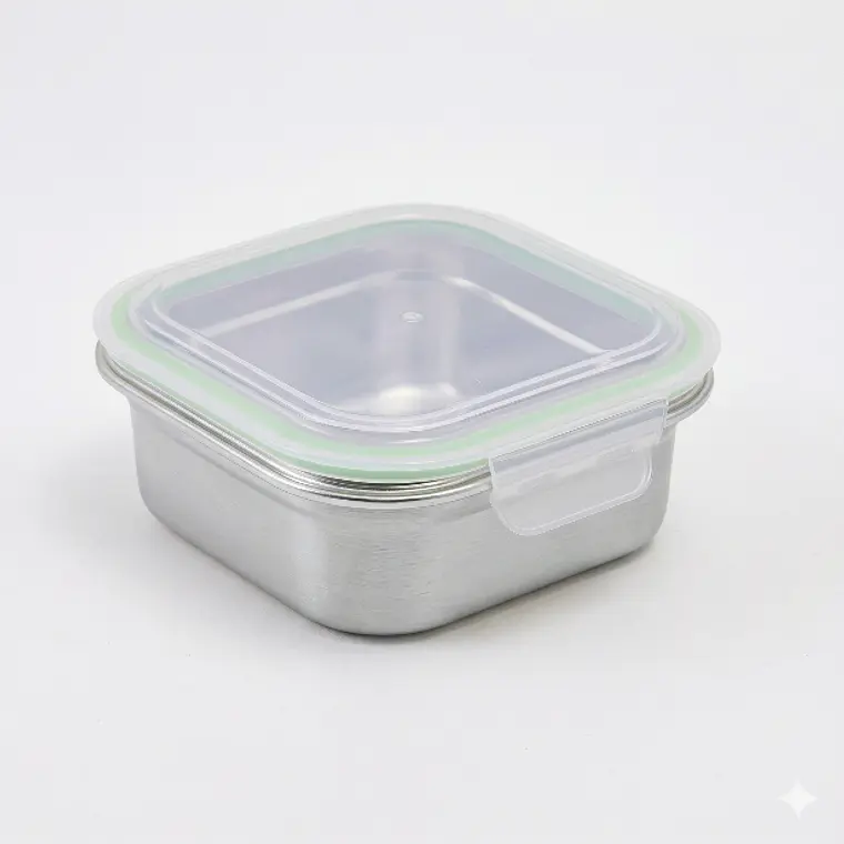 TAPER CYBUS CLICK CUADRADO ACERO INOXIDABLE 800 ML 1