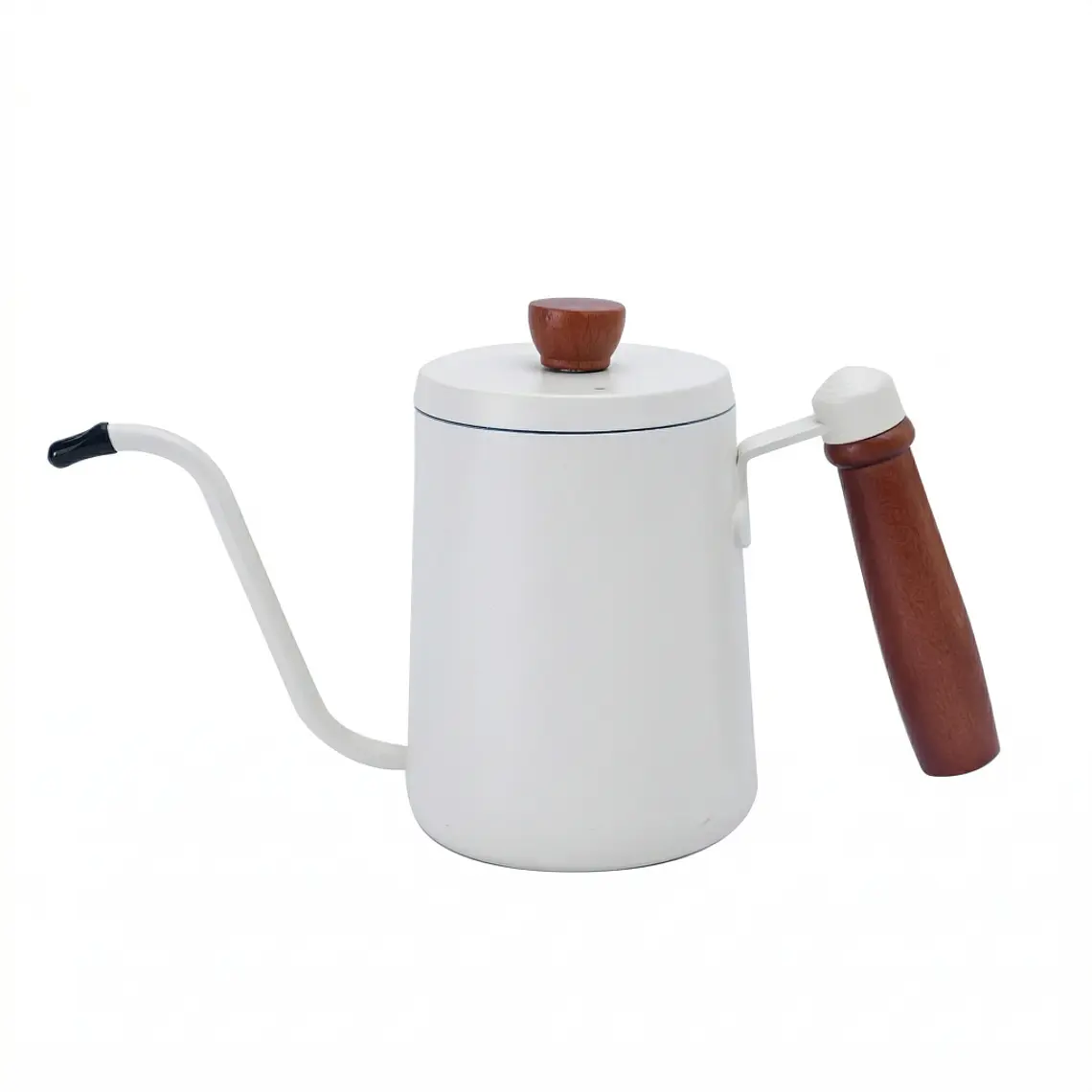 TETERITA BLANCO CUELLO CISNE MANGO MADERA 600 ML 1