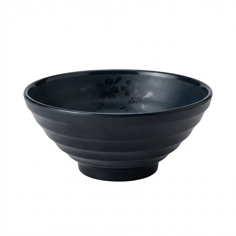 BOWL NEGRO MELAMINE 6.75
