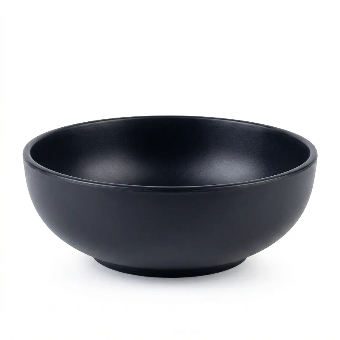 BOWL NEGRO MELAMINE 8.75