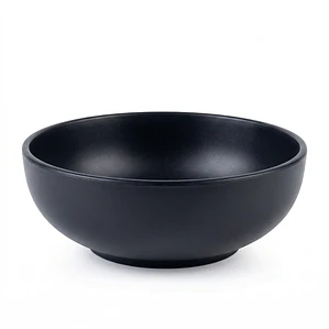 BOWL NEGRO MELAMINE 8.75