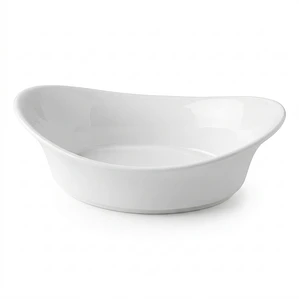 FUENTE LOZA OVALADO HONDO BLANCO 11.5