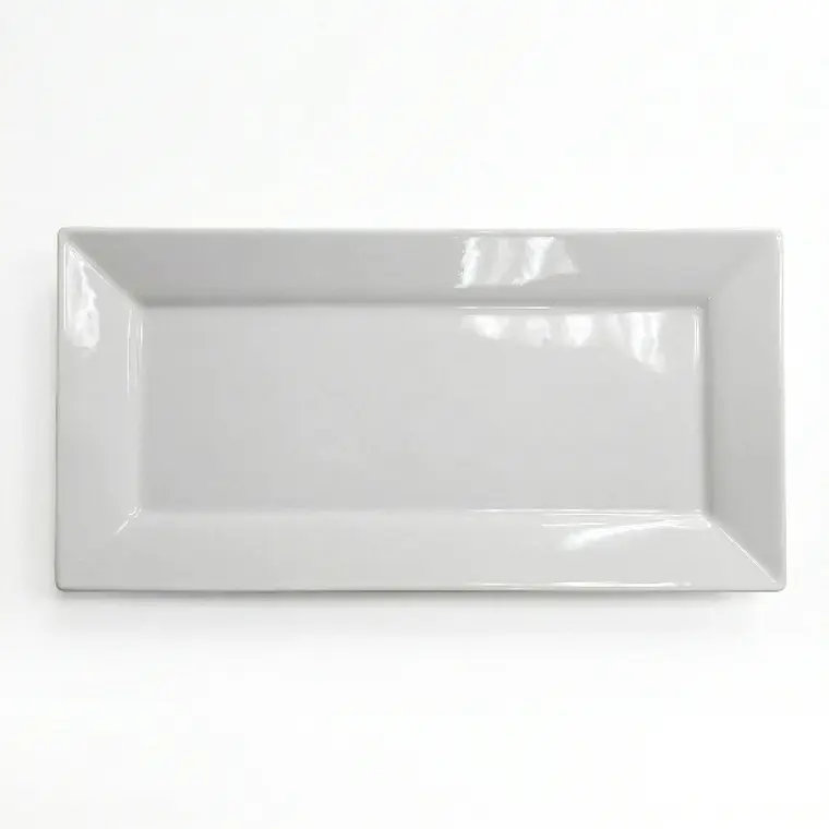 FUENTE LOZA RECTANGULAR BLANCO 14