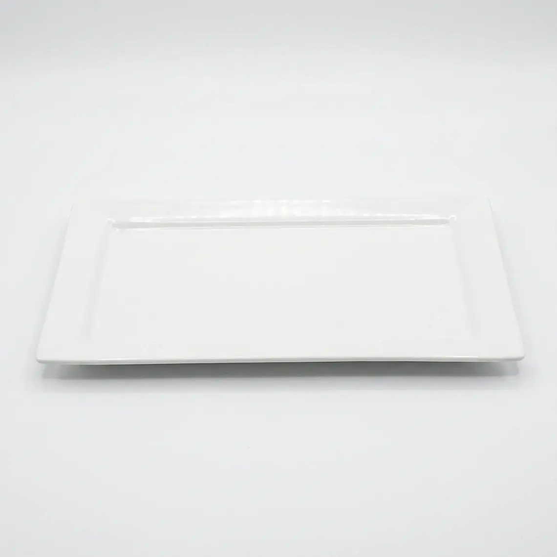 FUENTE LOZA RECTANGULAR BLANCO 25X15.5 CM 1