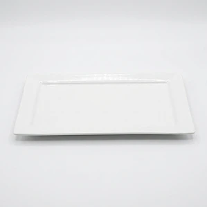 FUENTE LOZA RECTANGULAR BLANCO 25X15.5 CM