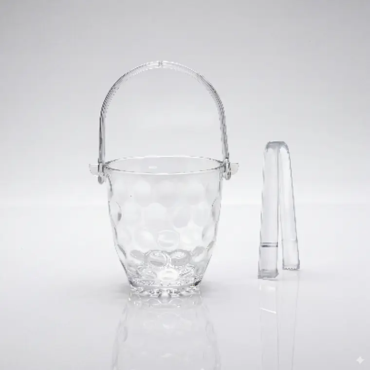 HIELERA CON ASA Y PINZA CM 15X12.5 CM 800 ML 1