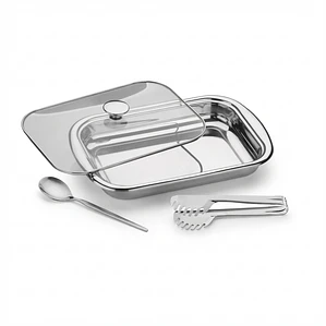 JUEGO DE 3 PZAS PARA ASAR Y SERVIR