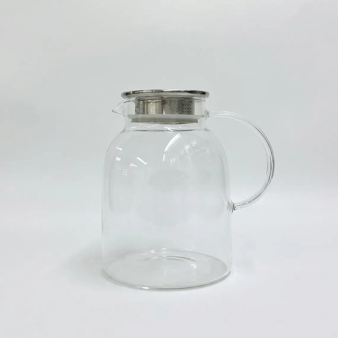 JARRA BOROSILICATO CON TAPA ACERO INOXIDABLE 1.8 L 1