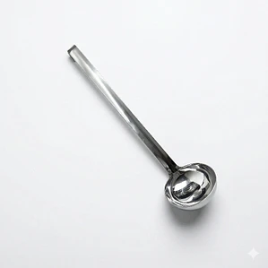 CUCHARON ACERO INOXIDABLE MANGO LARGO 30 CM