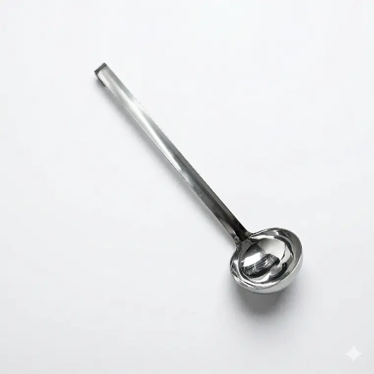 CUCHARON ACERO INOXIDABLE MANGO LARGO 30 CM 1