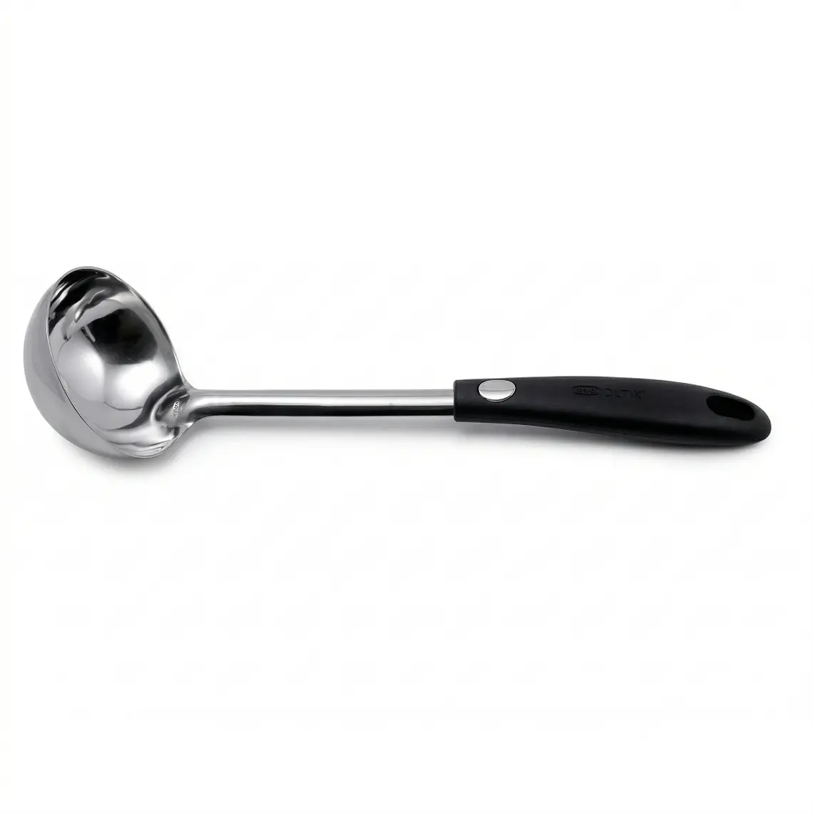 CUCHARON ELEGANTE MANGO PLASTICO NEGRO 1