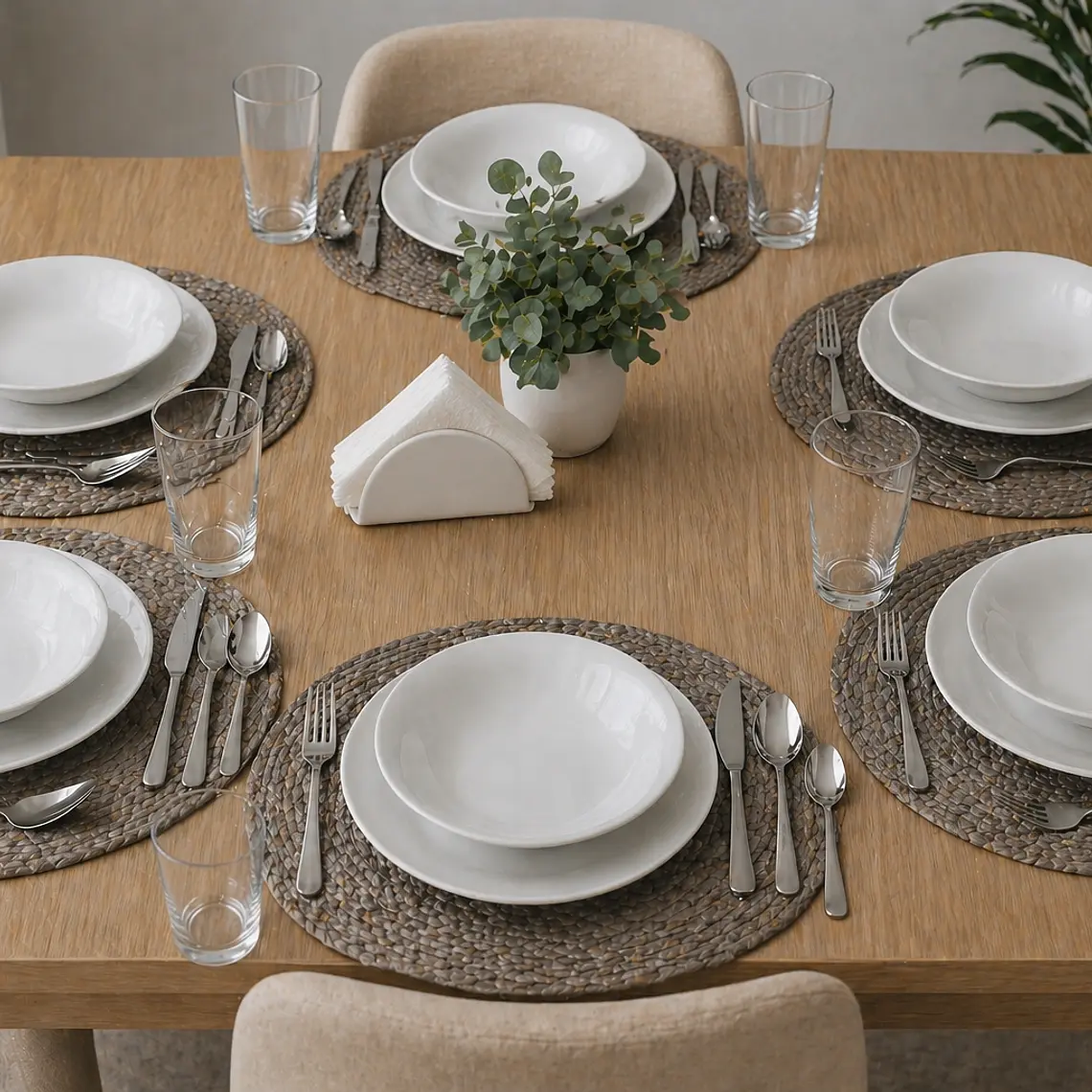 SET MESA COMPLETA PARA 6 PERSONAS 2