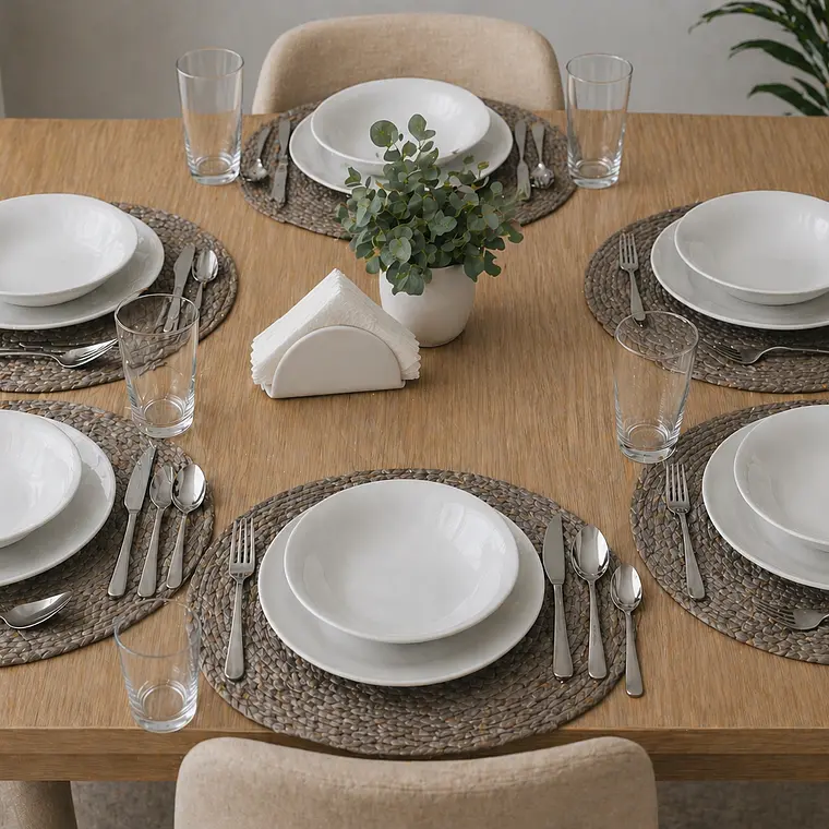 SET MESA COMPLETA PARA 6 PERSONAS 2