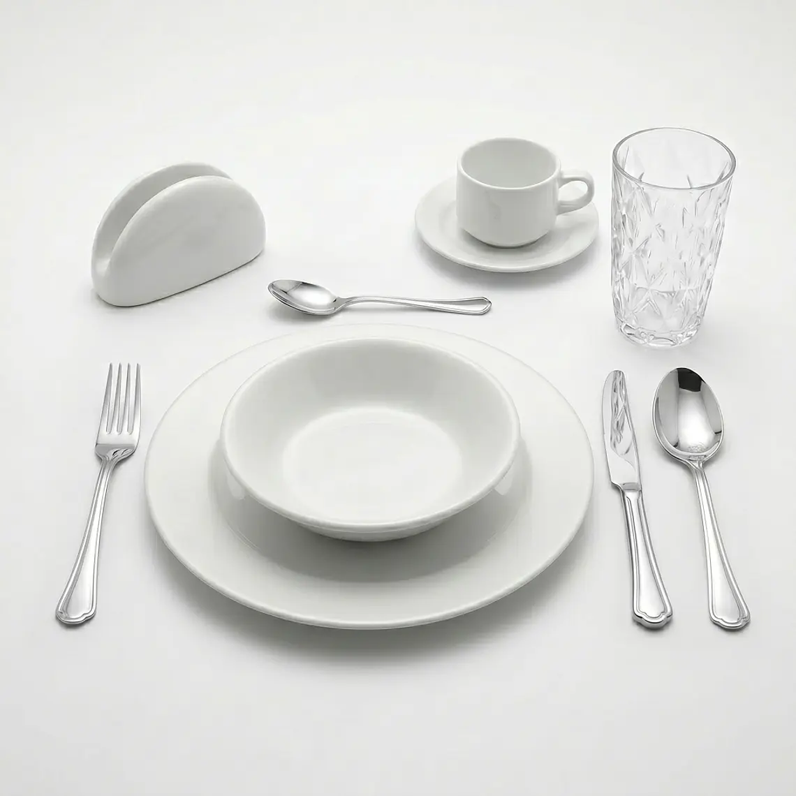 KIT MESA SERVIDA ESTILO CLÁSICO (6 PERSONAS) 1