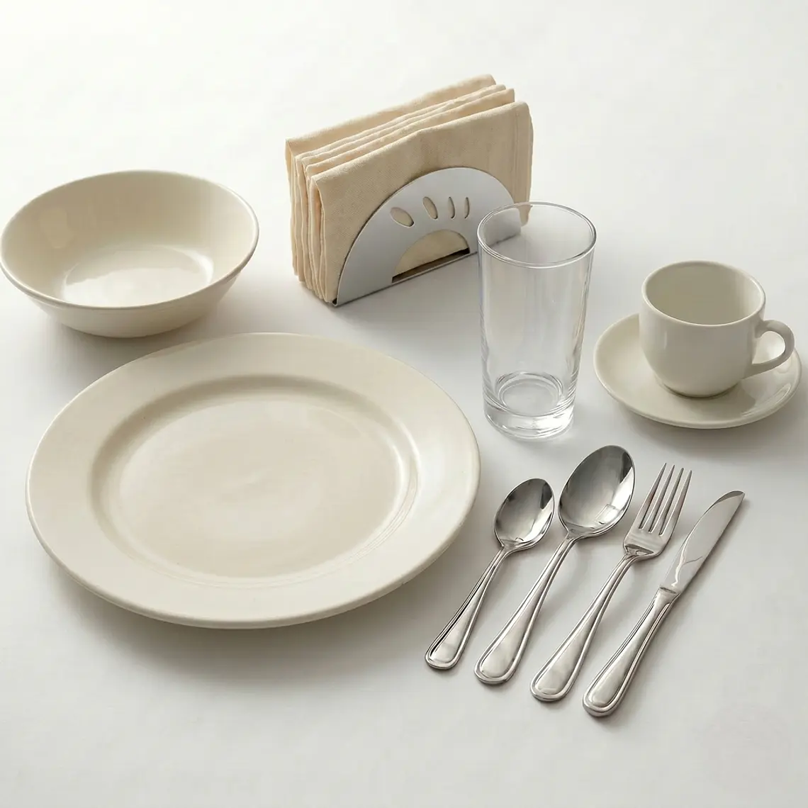 KIT MESA SERVIDA ESTILO HOGAR (6 PERSONAS) 1
