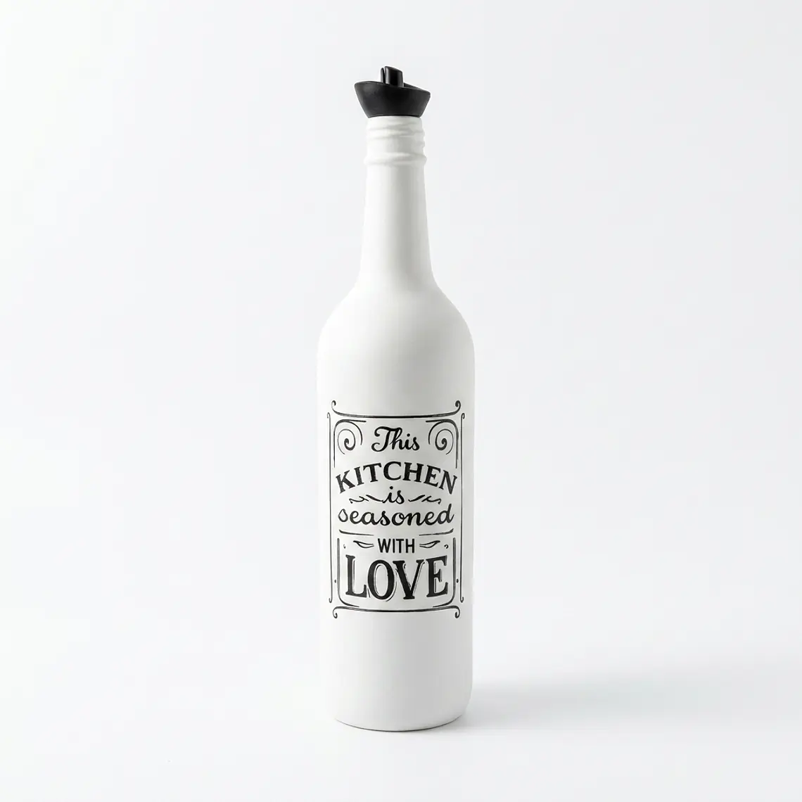 ACEITERA  VINAGRERA 750 ML - KITCHEN LOVE BLANCO 1