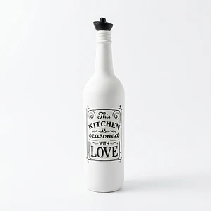 ACEITERA  VINAGRERA 750 ML - KITCHEN LOVE BLANCO