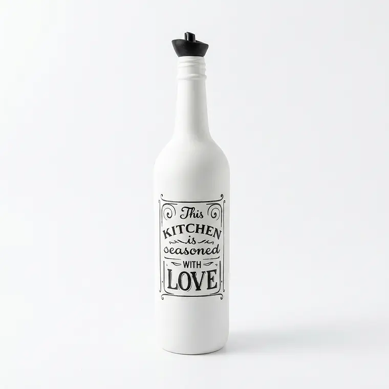 ACEITERA  VINAGRERA 750 ML - KITCHEN LOVE BLANCO 1
