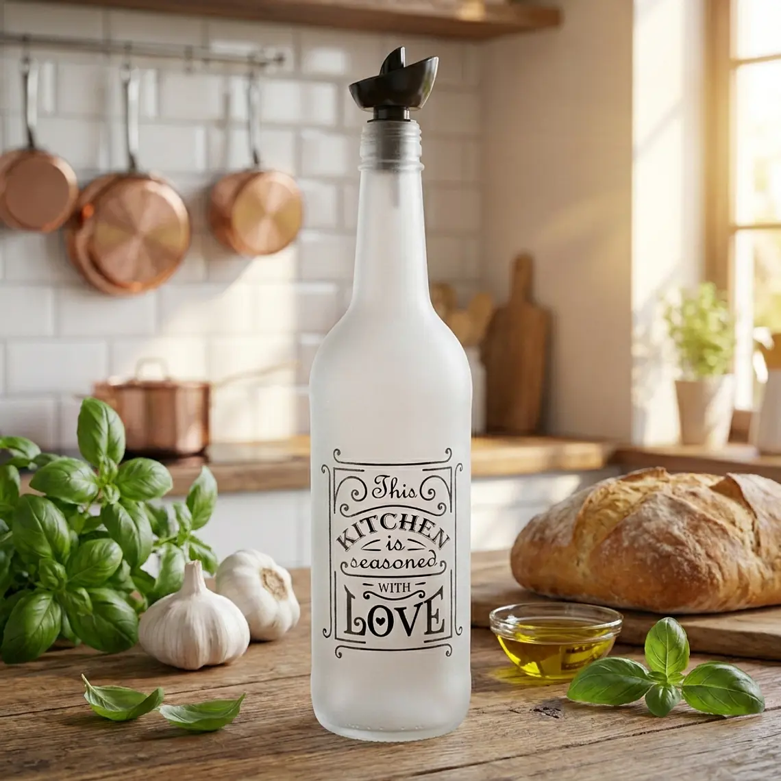 ACEITERA / VINAGRERA 750 ML - KITCHEN LOVE HUMO 2