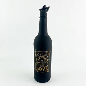 ACEITERA  VINAGRERA 750 ML - KITCHEN LOVE NEGRO
