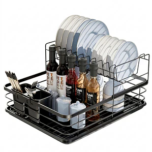 ESCURRIDOR DE PLATOS 2 NIVELES (43 x 31.5 x 22.5)CM