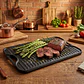 PLANCHA ASADORA PRECURADA REVERSIBLE RECTANG (50 X 35) CM - Miniatura 3