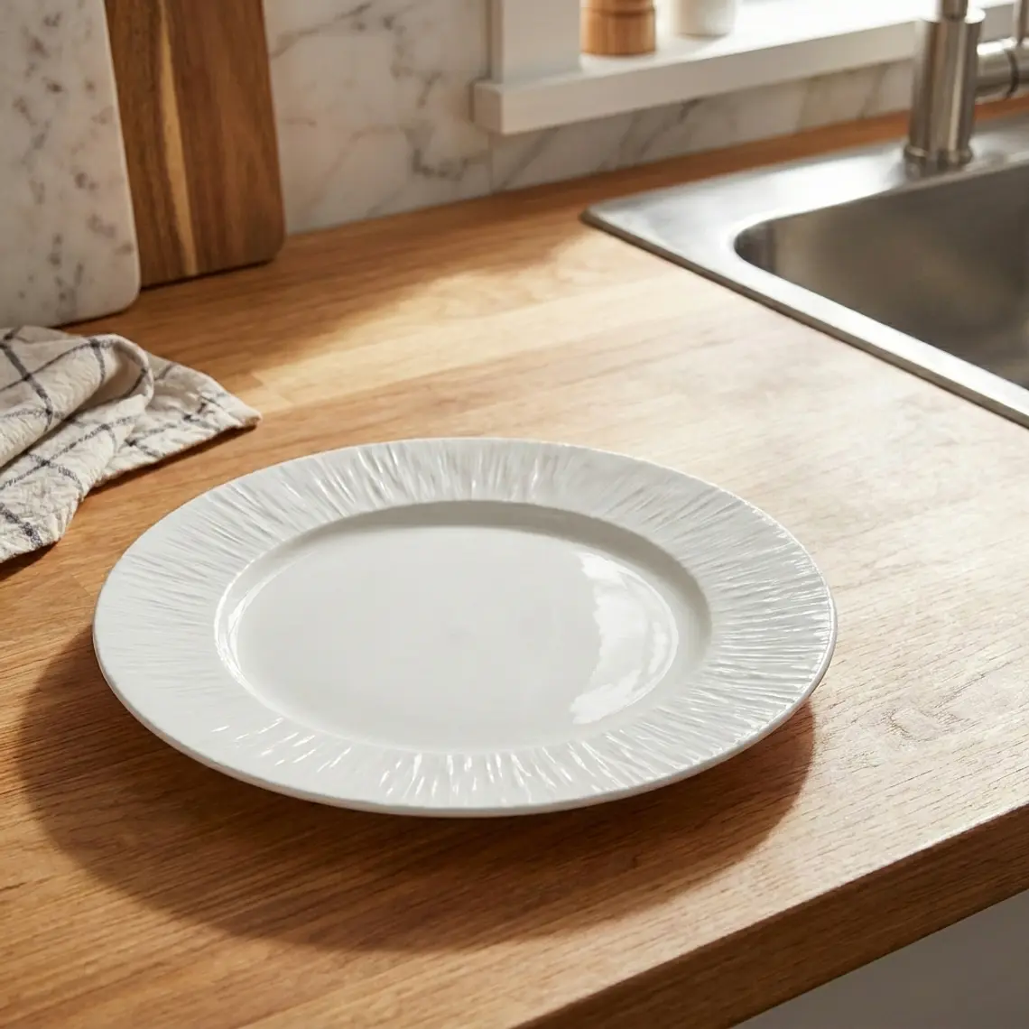 PLATO ATHENS BLANCO B/RELIEVE - 11.5