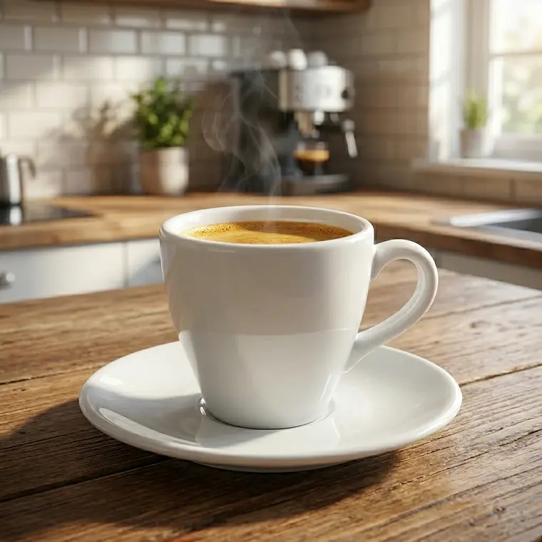 TAZA 90 ML Y PLATITO DE PORCELANA 2