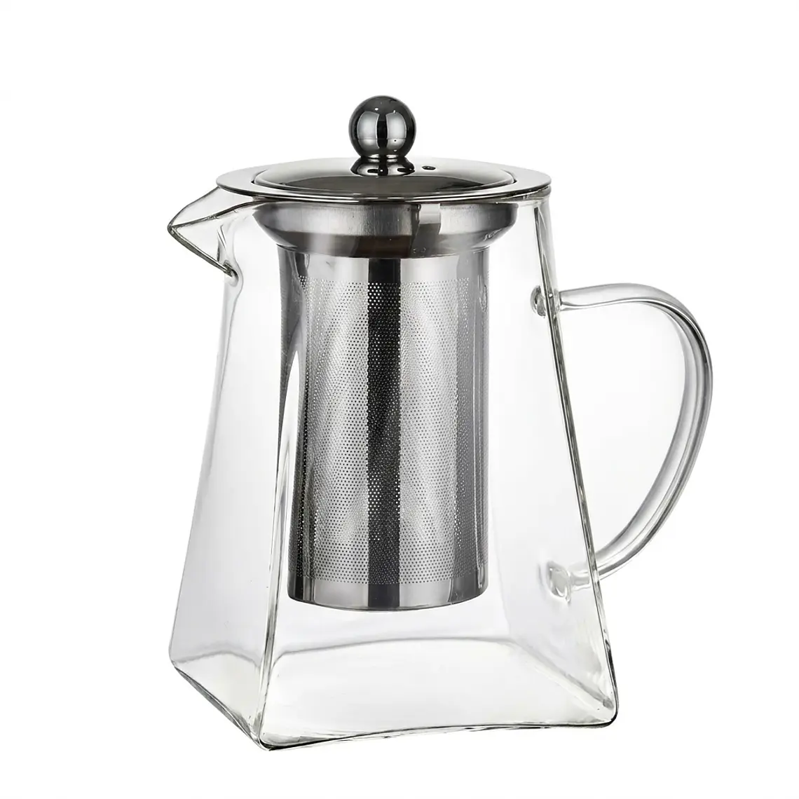 TETERA VIDRIO BOROSILICATO C/FILTRO - 550 ML 1