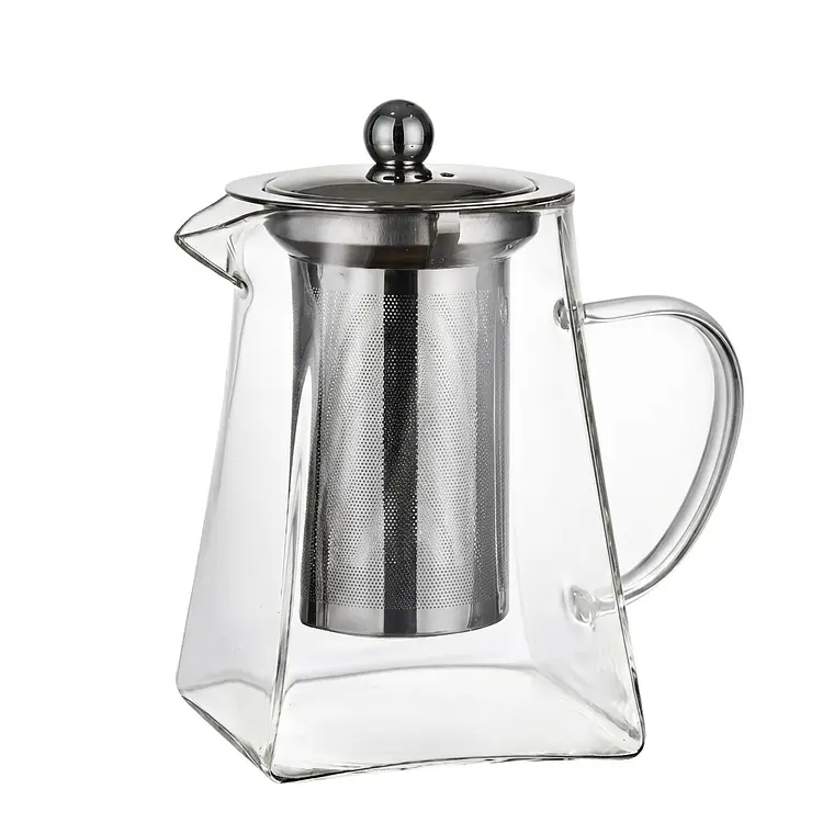 TETERA VIDRIO BOROSILICATO C/FILTRO - 550 ML 1