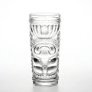 VASO TIKI TRANSP. MOD. LEON - 430 ML 