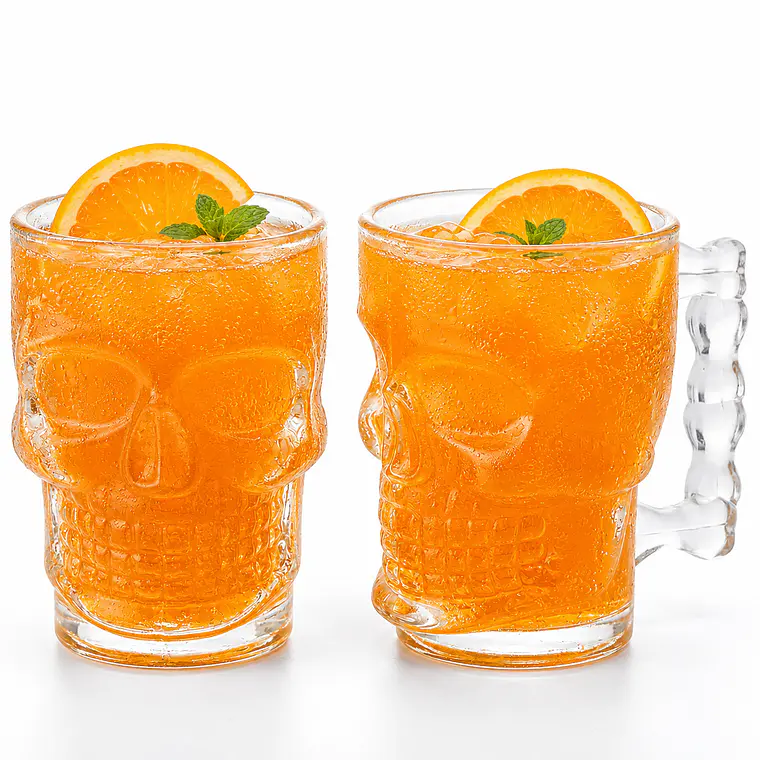 MUG 12 UNIDADES - DISEÑO CALAVERA - 500 ML 5