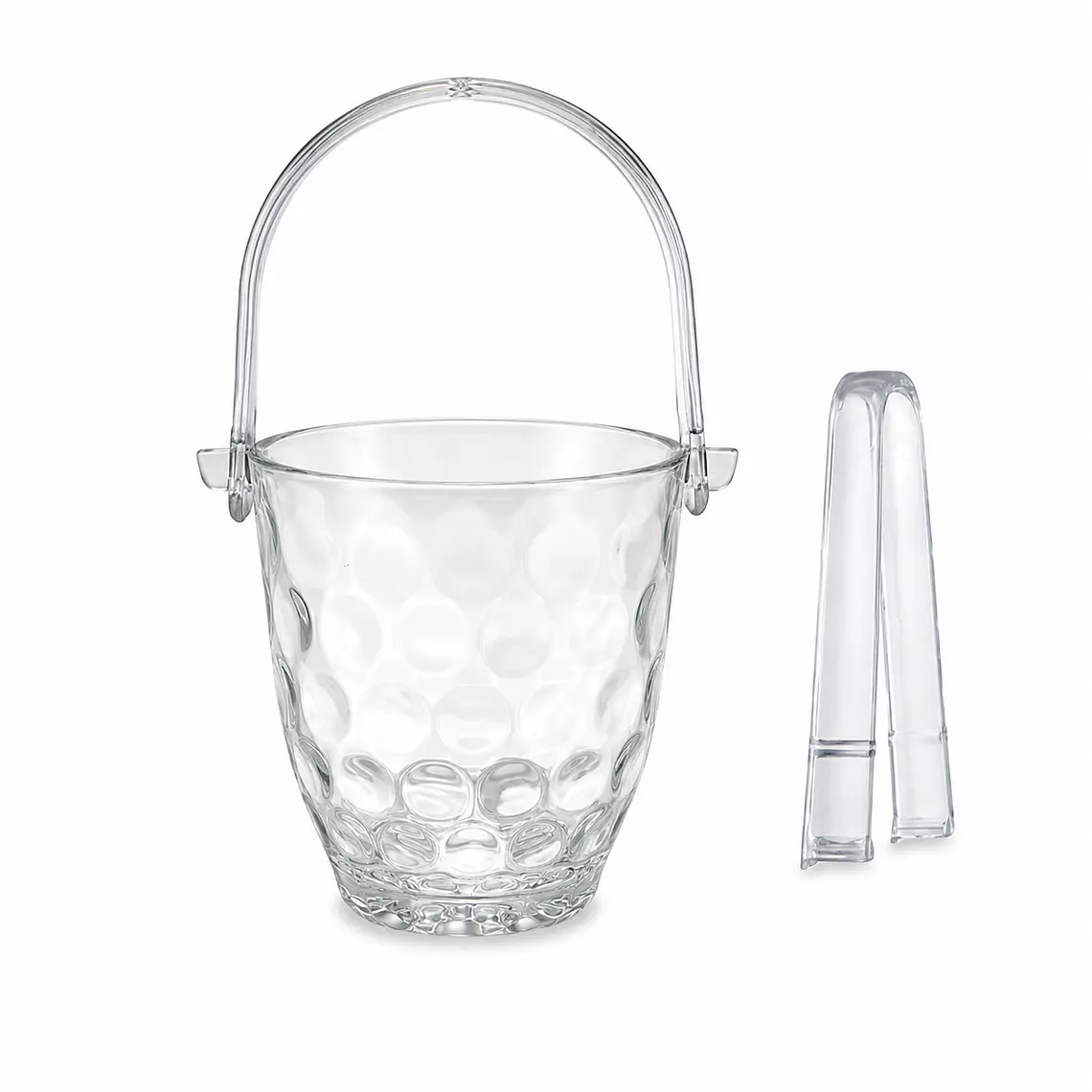 HIELERA DE VIDRIO CON ASA Y PINZA ACRÍLICA (800 ML) 1
