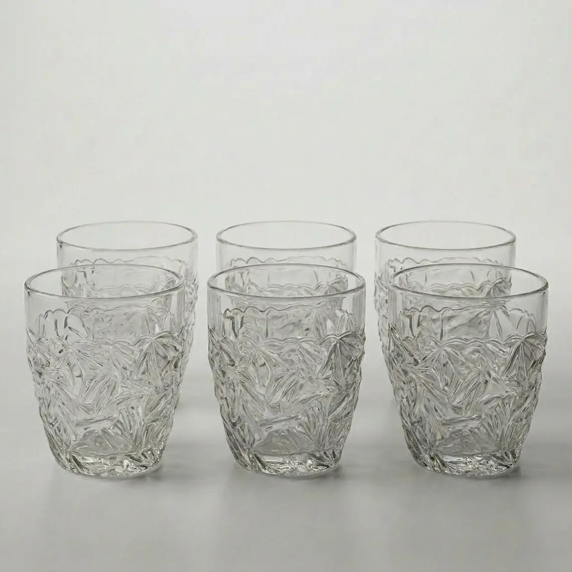 JUEGO DE 6 VASOS BAJO LABRADO ALTAIR - 305 ML 1