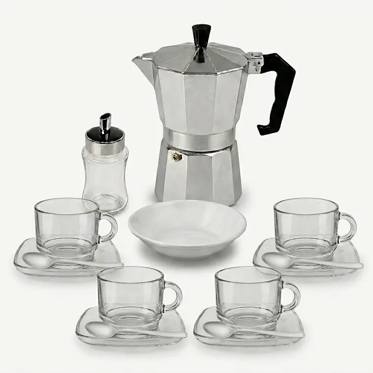 KIT CAFÉ ESPRESSO GLASS CUP 1