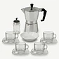 KIT CAFÉ ESPRESSO GLASS CUP - Miniatura 1