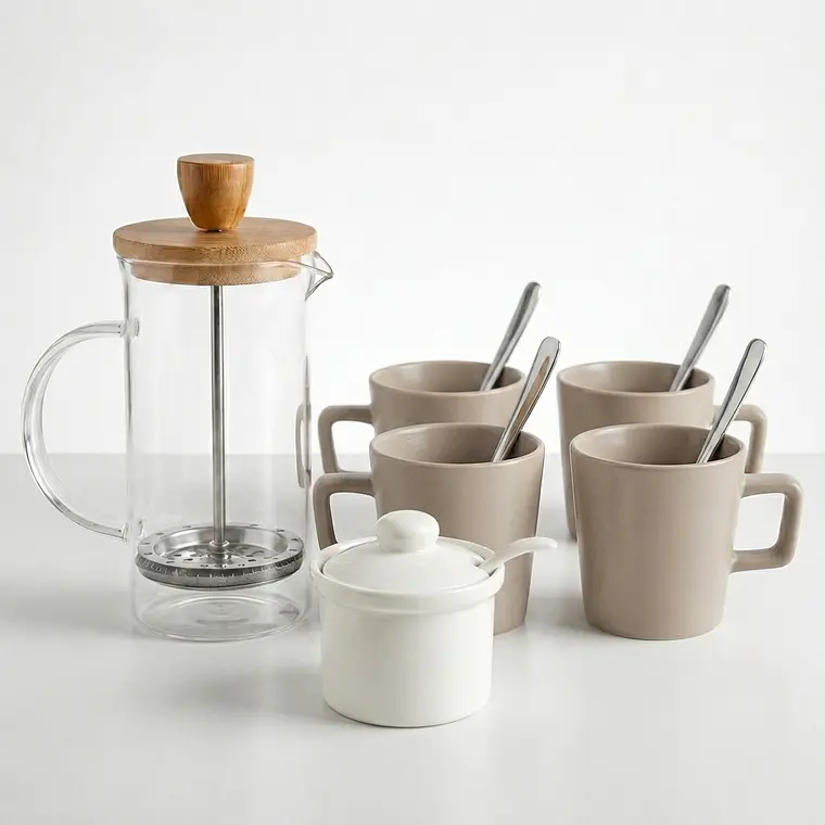 KIT COFFEE TIME BEIGE - ESTILO 1 1