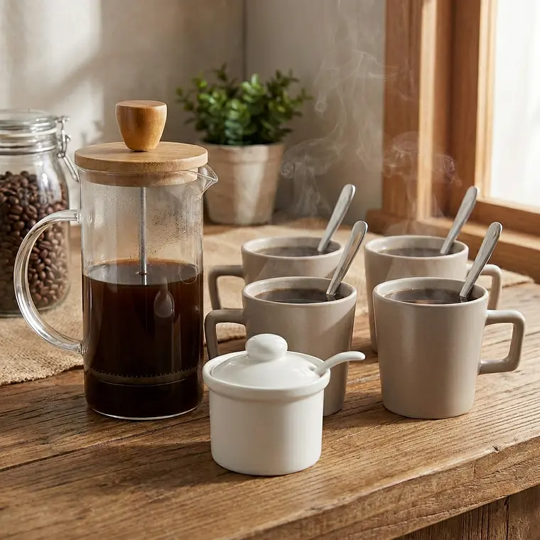 KIT COFFEE TIME BEIGE - ESTILO 1 2